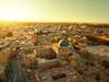 Západ slunce, Chiva (Uzbekistán, Dreamstime)